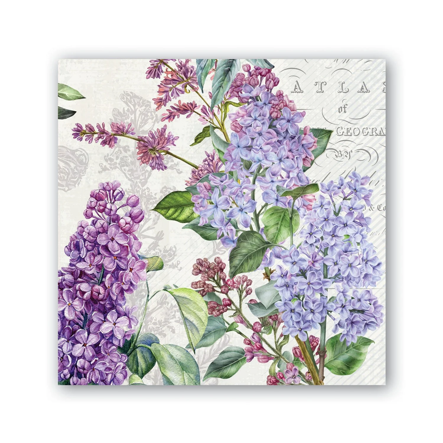 michel design works . . . french lilacs napkins