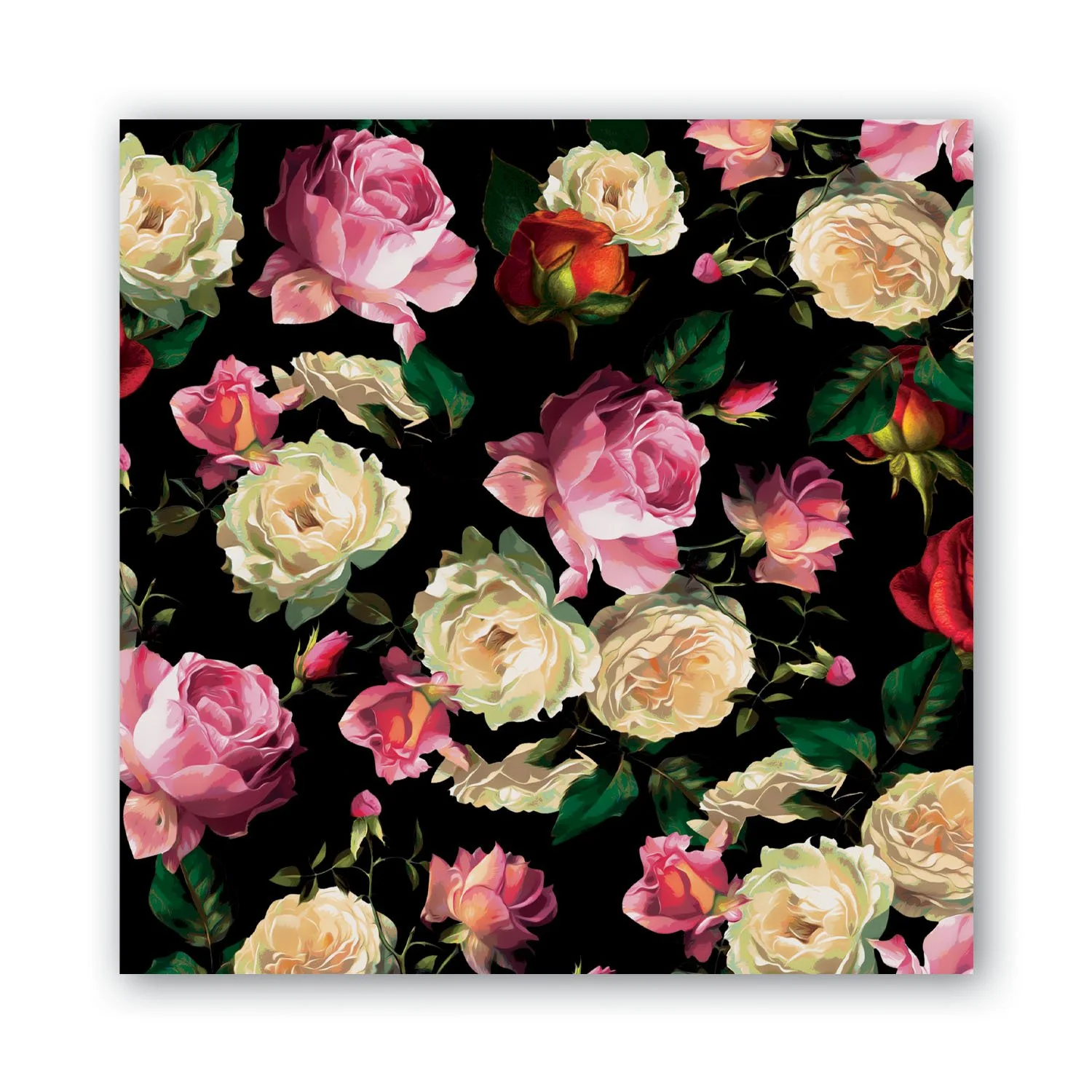 michel design works . . . midnight rose napkins