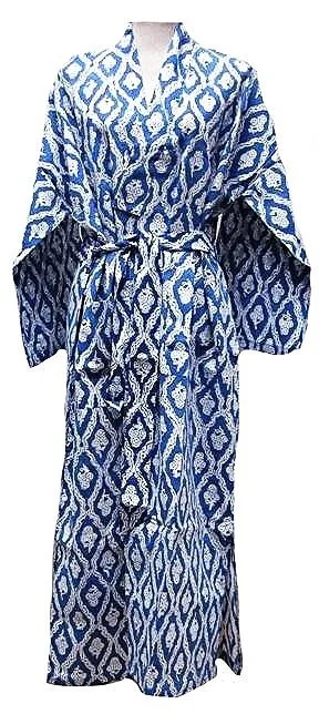 navy trellis hand block print cotton napkins and placemats