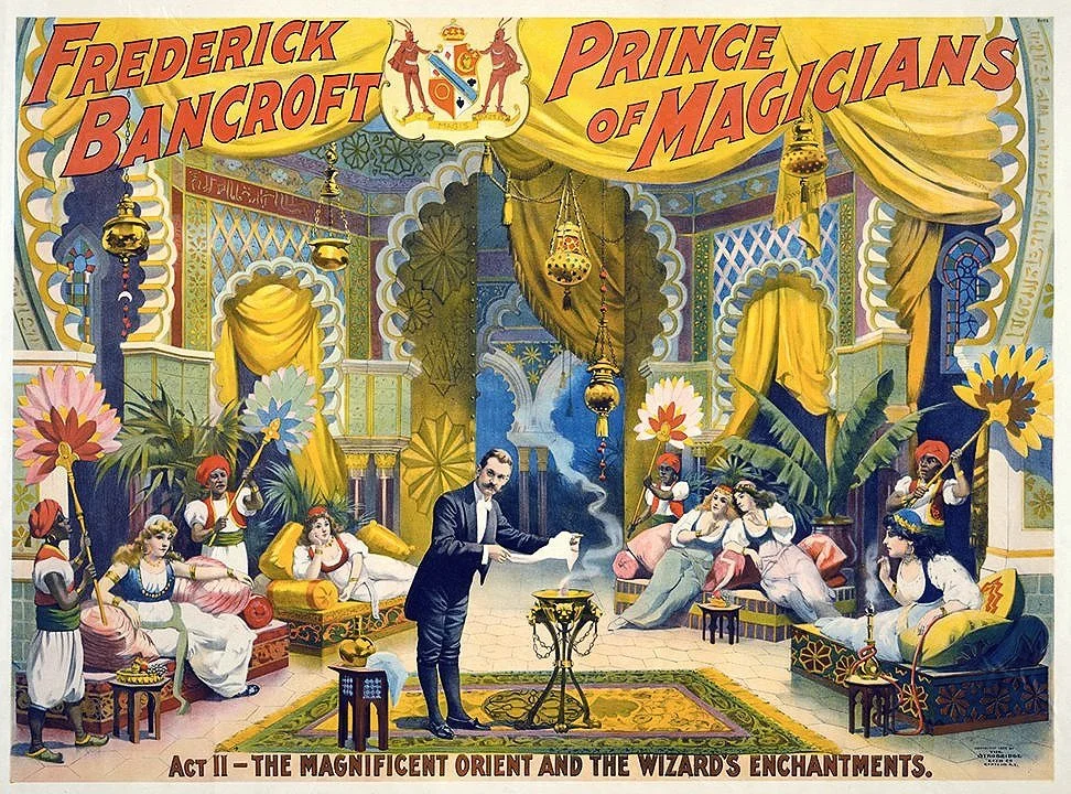 bancroft prince of magicians orient vintage magic party