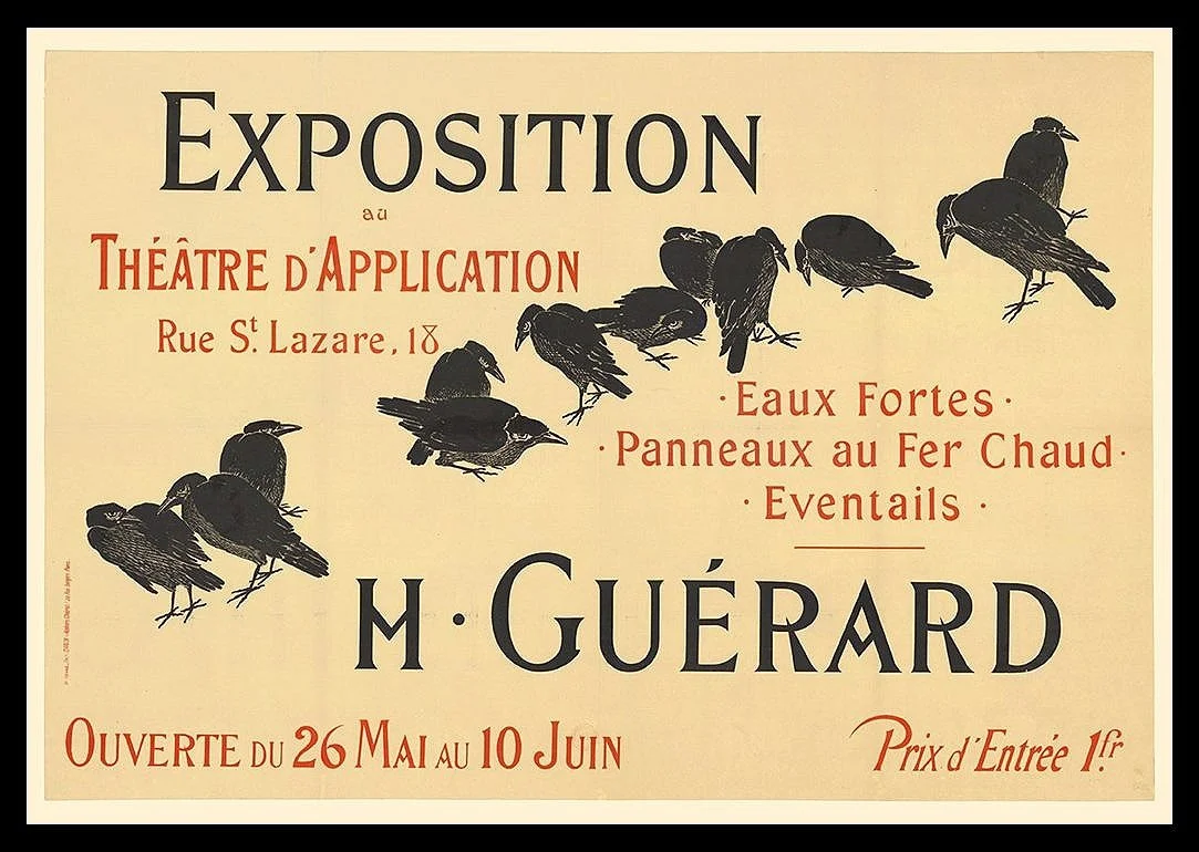 Exposition Guerard  Vintage French Poster