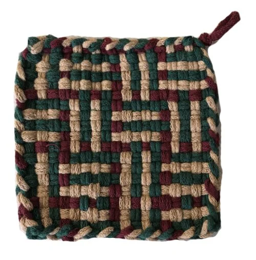 handmade loop potholder hava hot pots