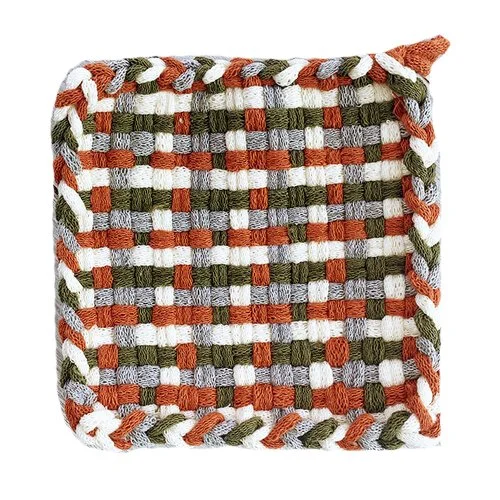 handmade loop potholder hava hot pots