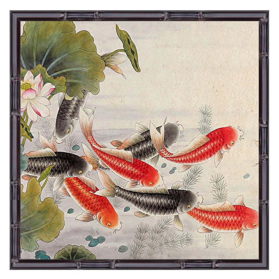 japanese koi fish print