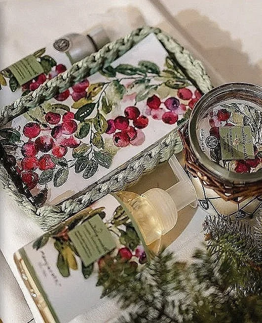 cranberry wreath hostess gifts made in usa