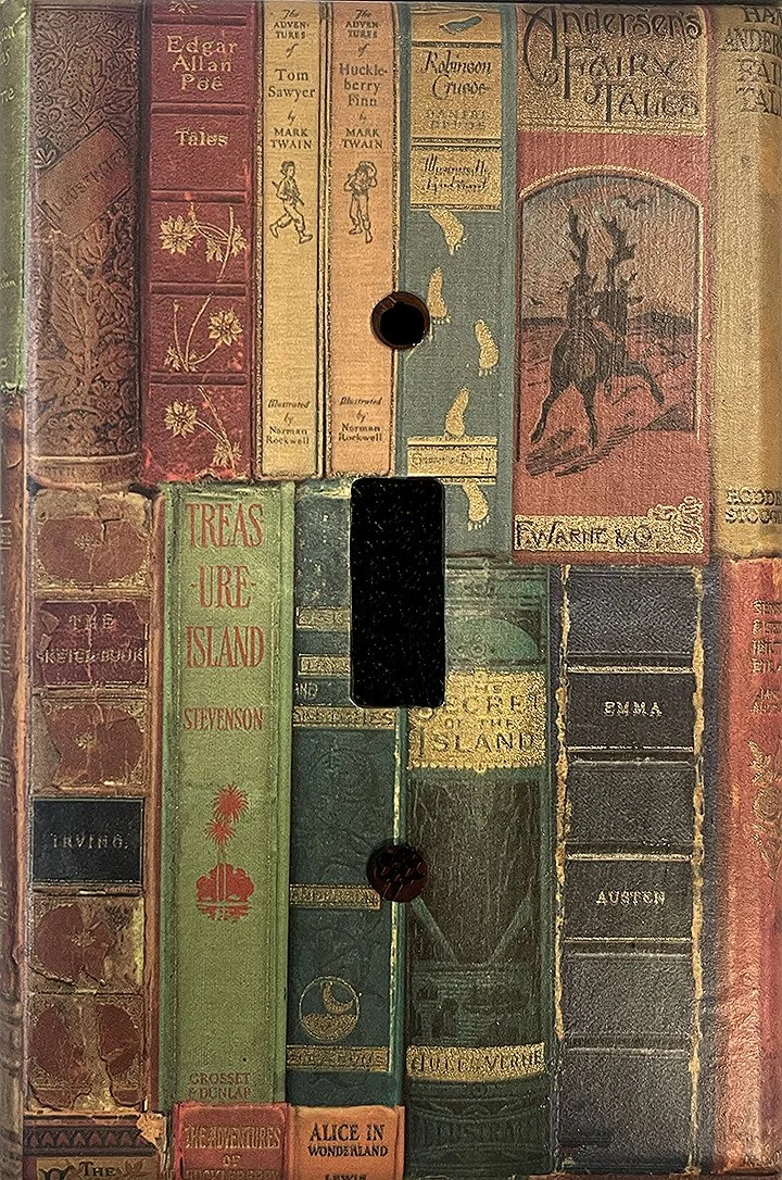 books-bookshelf-decoupage-light-switchplate-museum-outlets.jpg