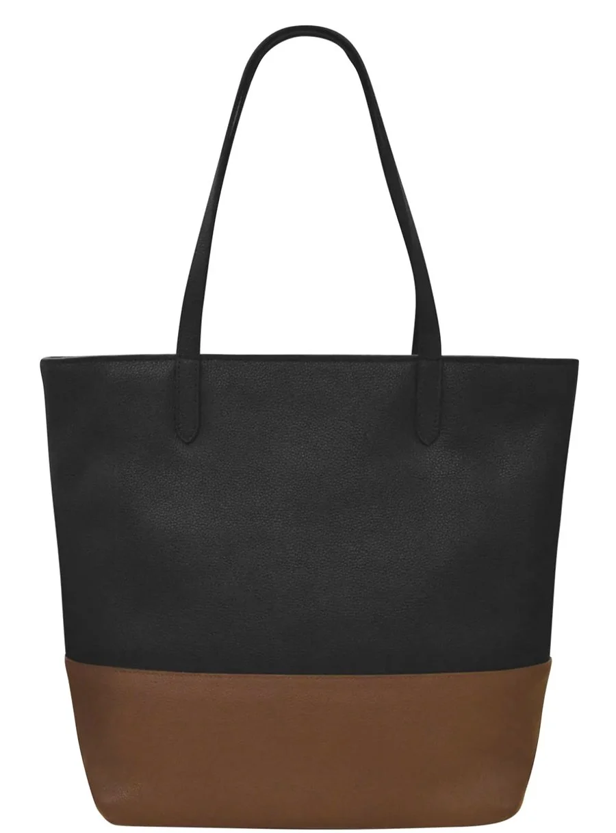 toffee-black-zippered-tote-color-leather-handbag-musuem-outlets.jpg