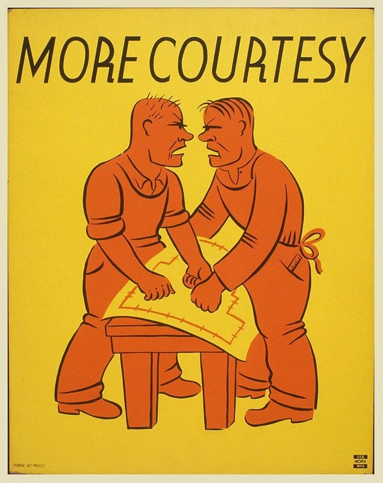 More Courtesy Vintage WPA Poster