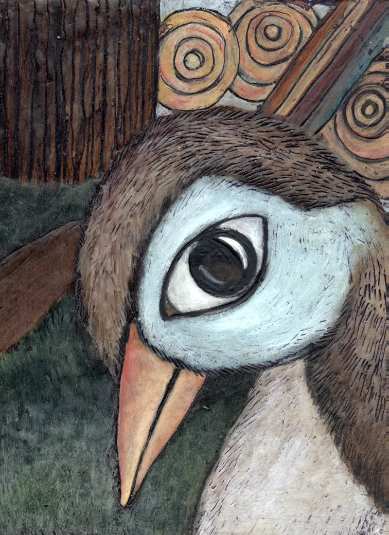 Bird with rainbow path.jpg