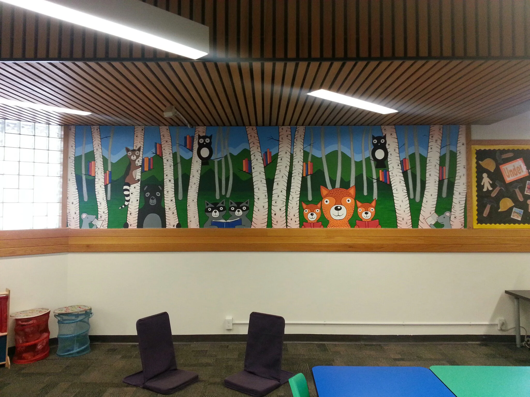 Mural Toddler Room at the Dobson Branch at Mesa Public Library