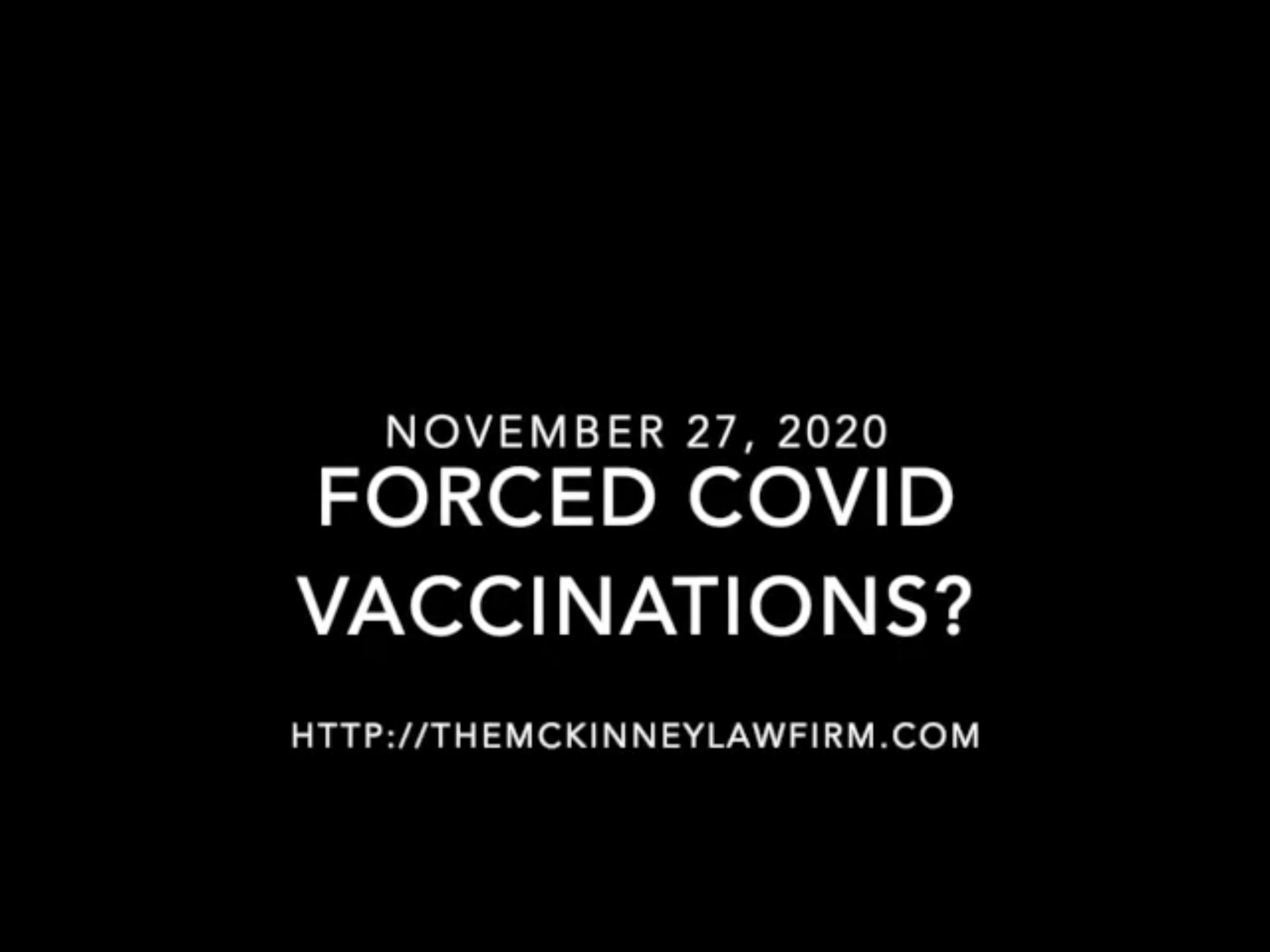 Can an employer force an employee to take the COVID vaccine?