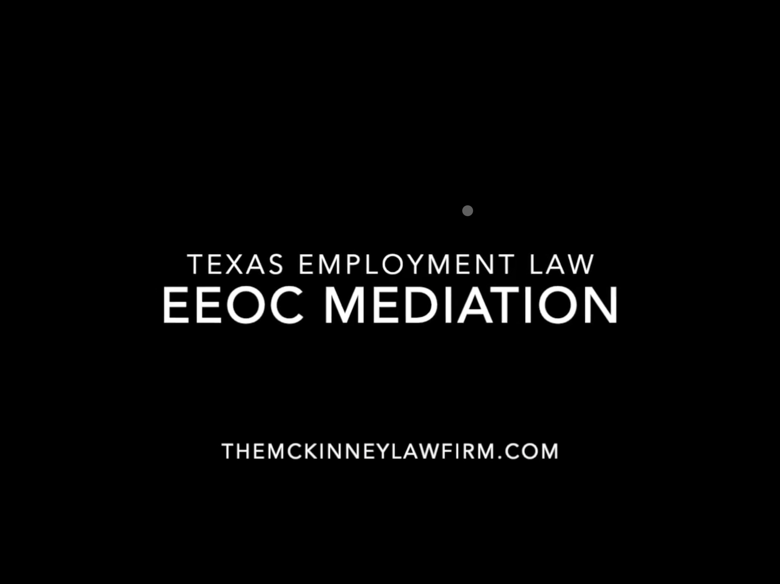 EEOC Pt. 3 - The EEOC Mediation Process