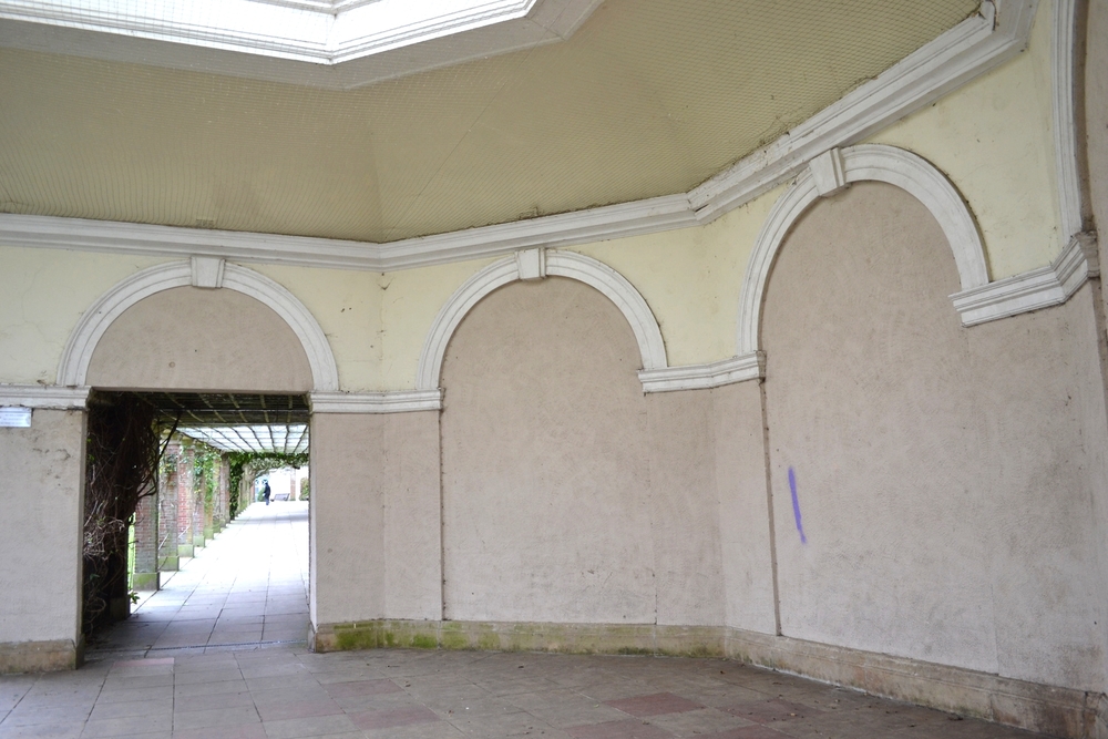 Colonnade and Sun Parlours in the Valley Gardens, Harrogate. 2015