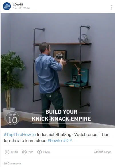 Pipeshelf Tap-Thru