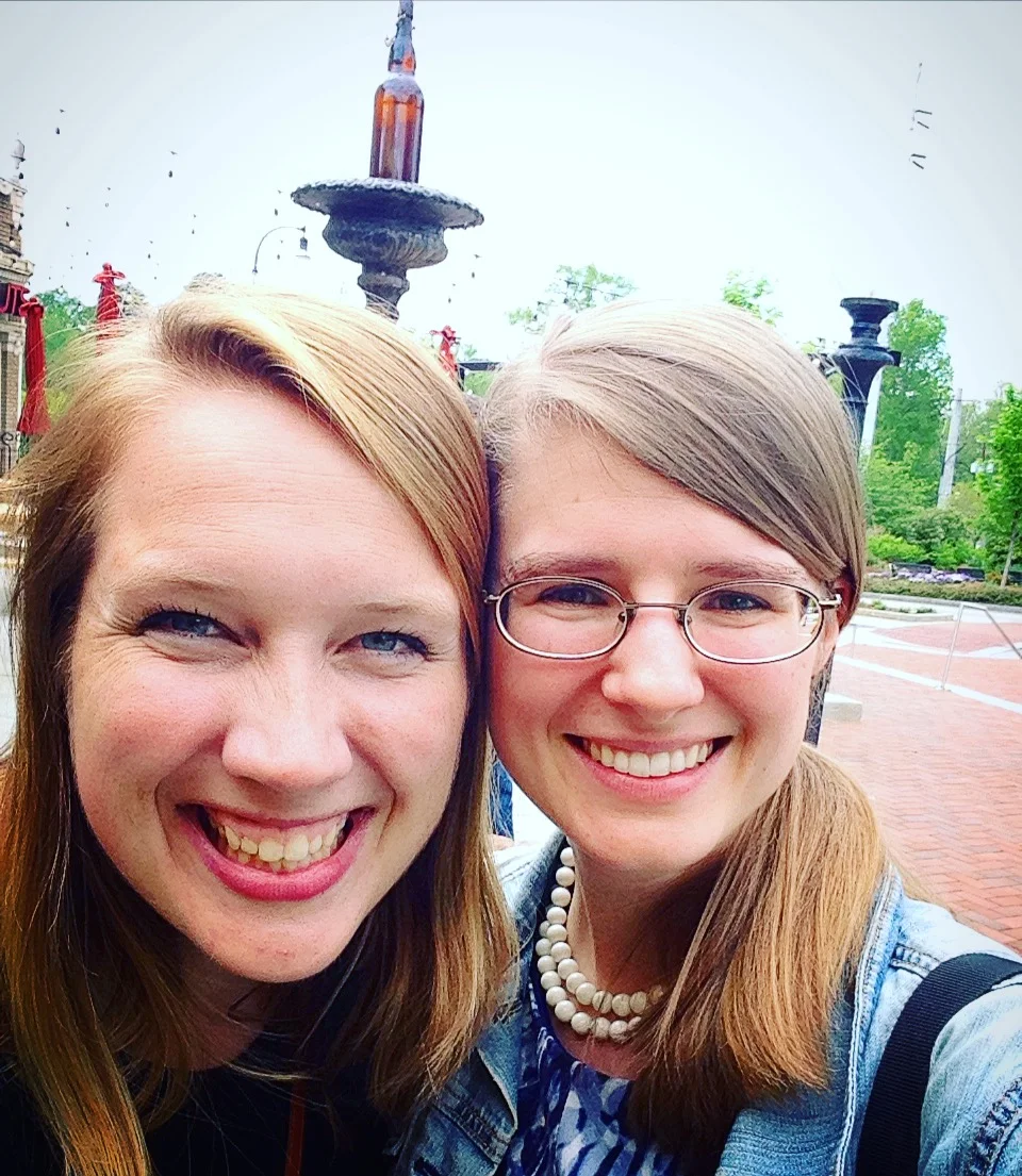 The two of us just a couple of weeks ago, reunited in Atlanta for a lunch.