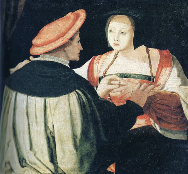 The Betrothed Couple by Lucas van Leyden