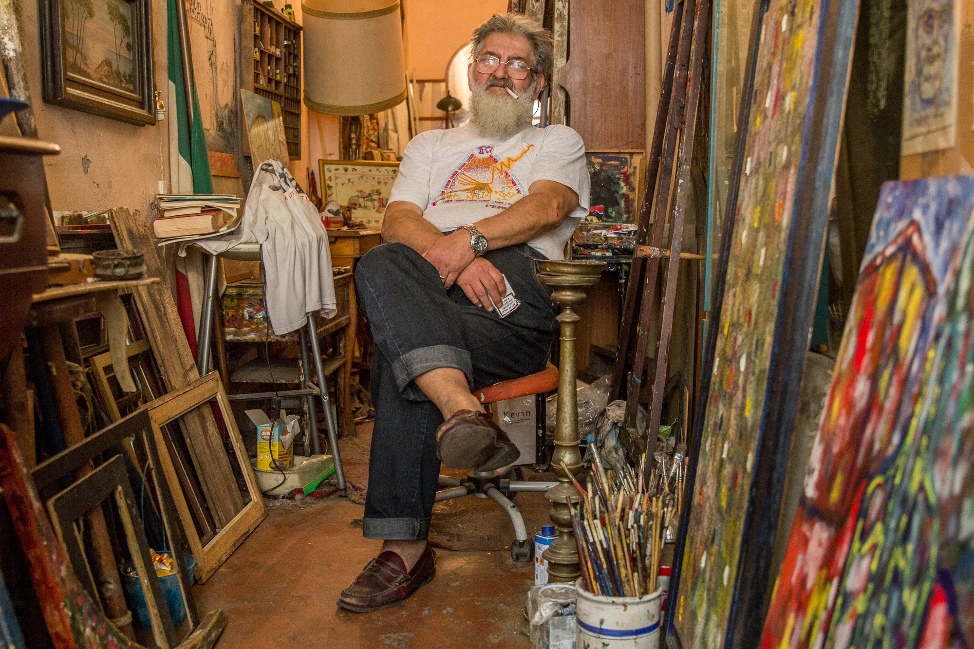 Gianni Silvestri, Pittore, Painter