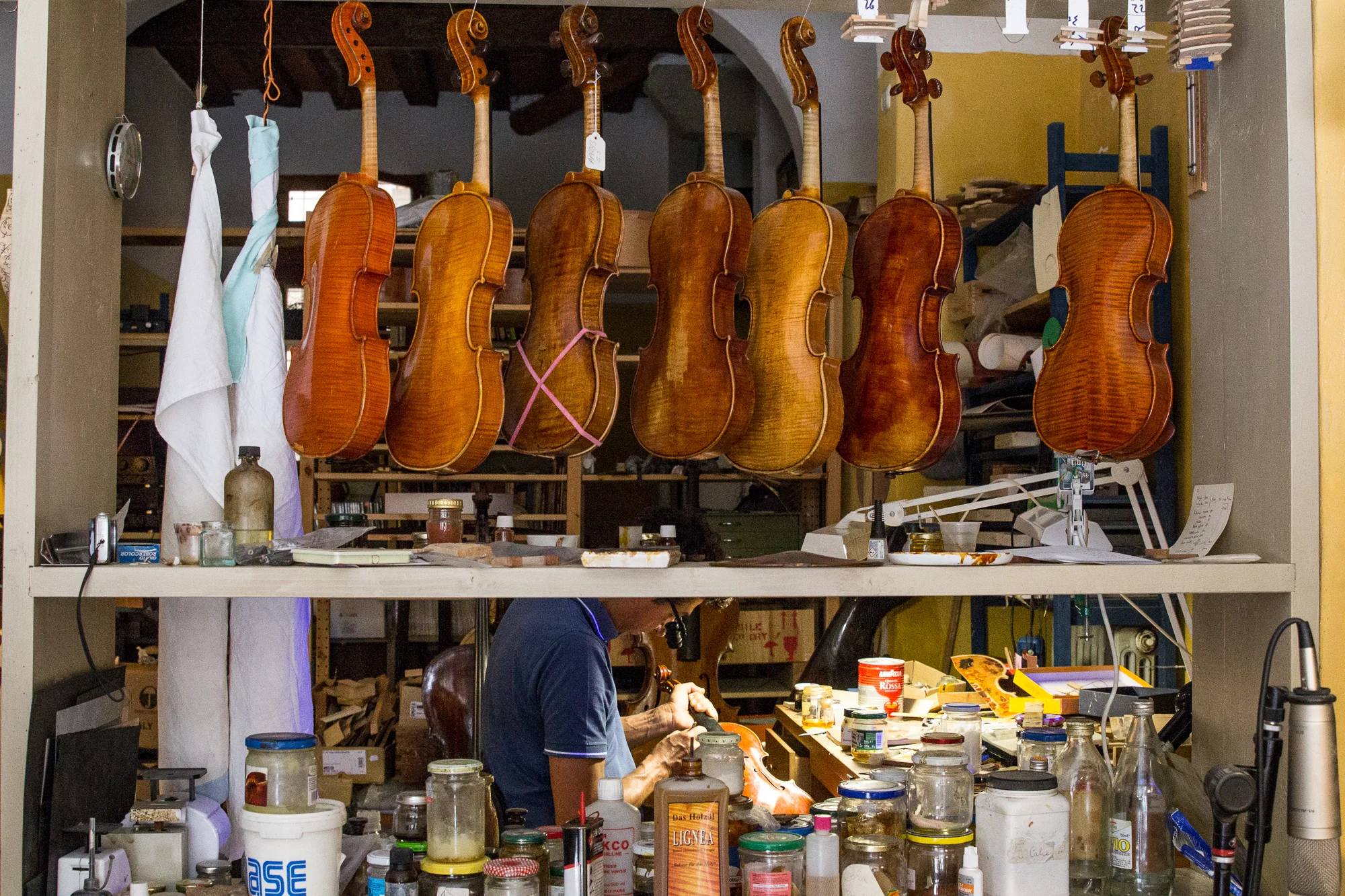 Aldo Santini, Liutaio, Antique Instruments Expert