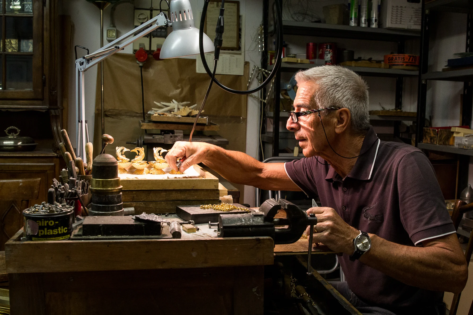 Giuliano Ricchi, Ditta Carlo Cecchi, Metal Artisans