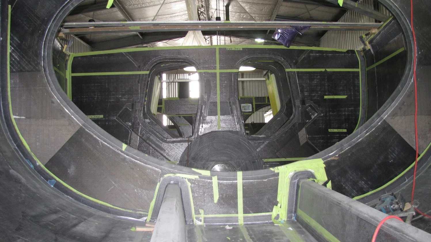 Volvo 70 Camper under construction