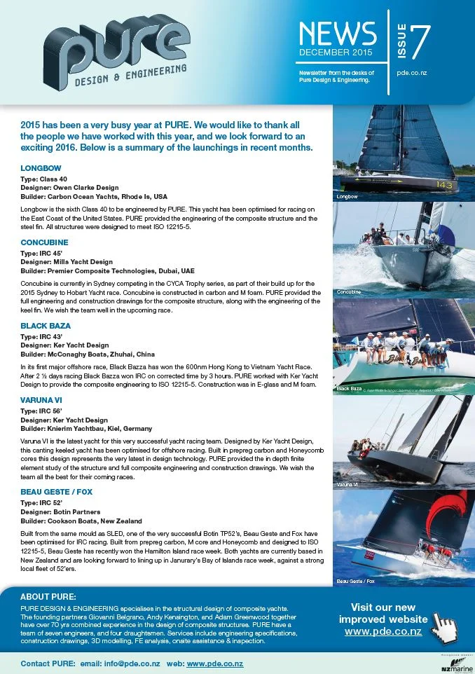 Pure Newsletter Issue 7