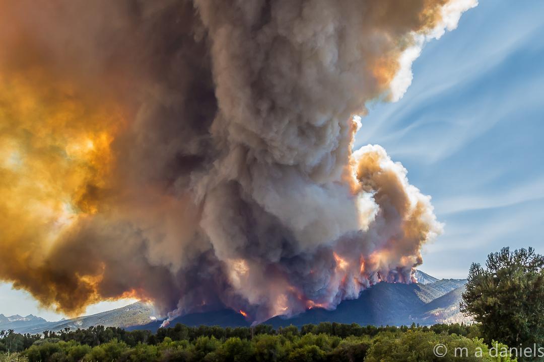 Montana's Roaring Lion Fire burned more than 8,500 acres in July and August of 2016. (InciWeb photo)