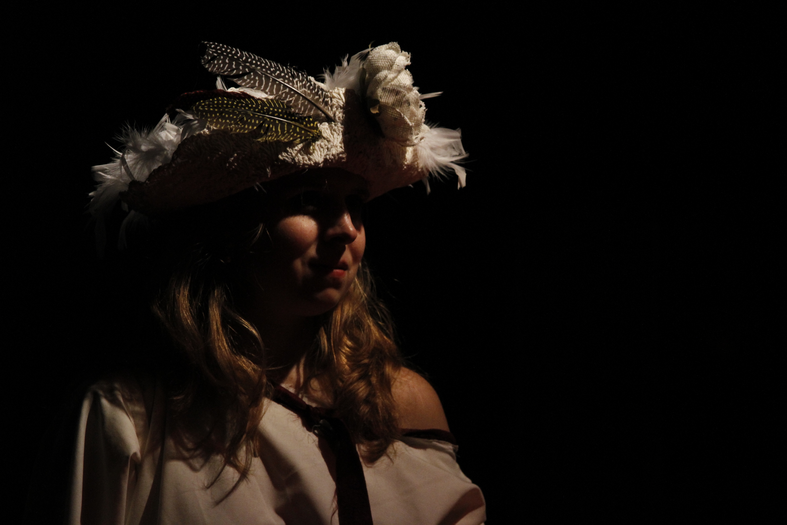 Ann Fraistat in the Venus Theatre production of 731 . Photo by Curtis Jordan.