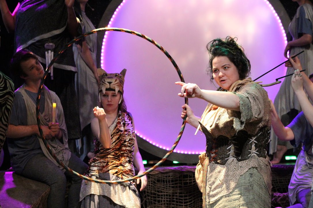 Janie Tyler and Arielle Conrad in the WKU production. Photo by Rachel Turner.