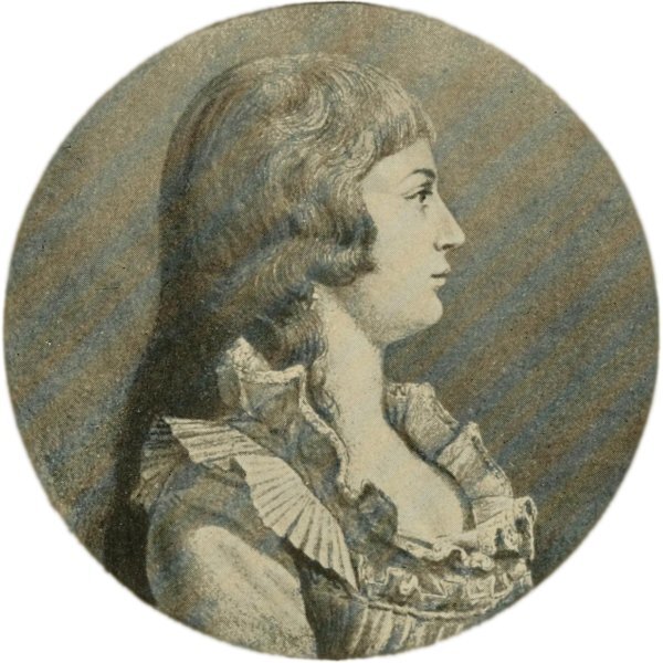 Portrait by Charles Balthazar Julien Févret de Saint-Mémin, 1796
