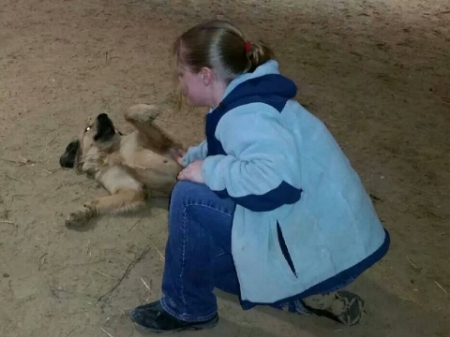 Eventually the ferals decide that human touch really isn't so scary. They slowly begin to ask to be pet...