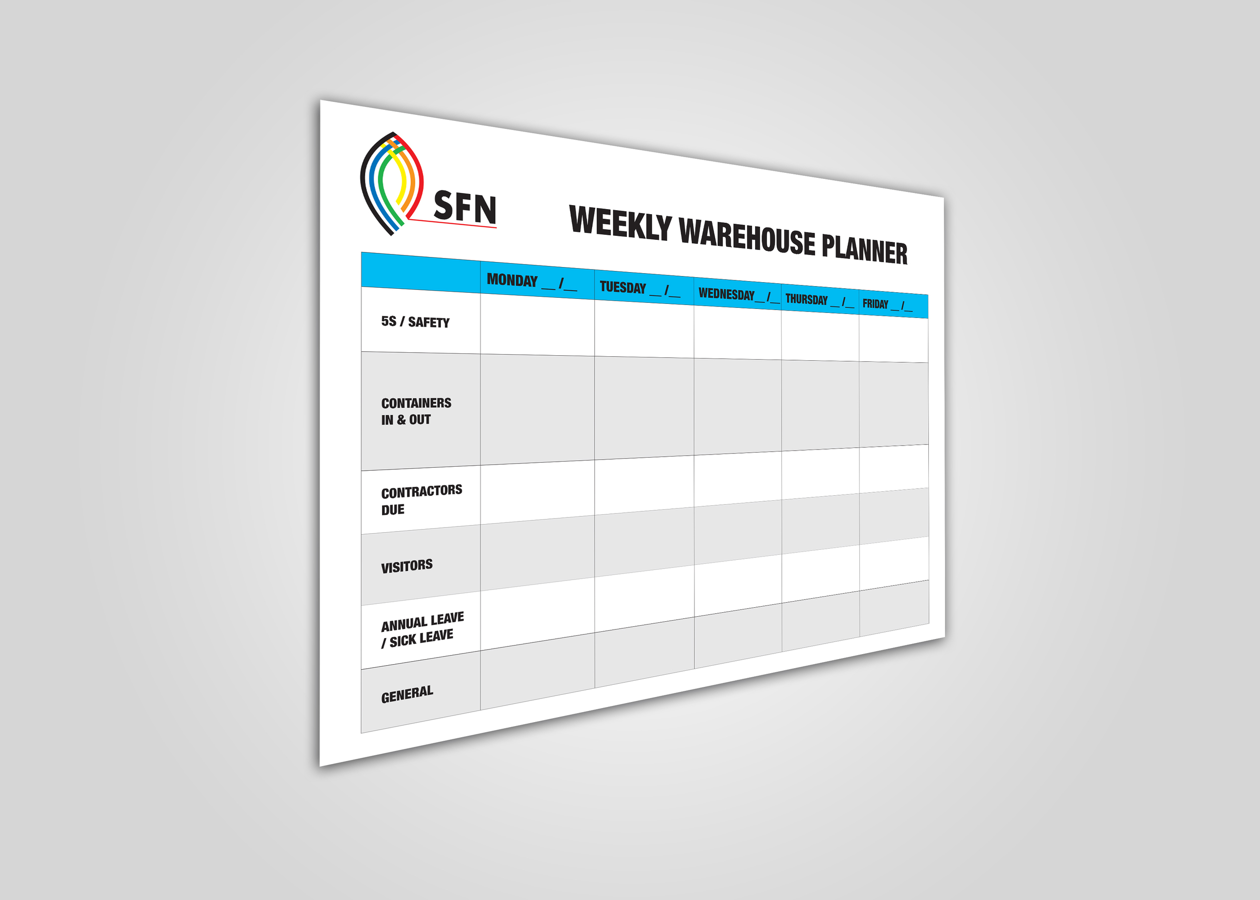 SFN Weekly Planner