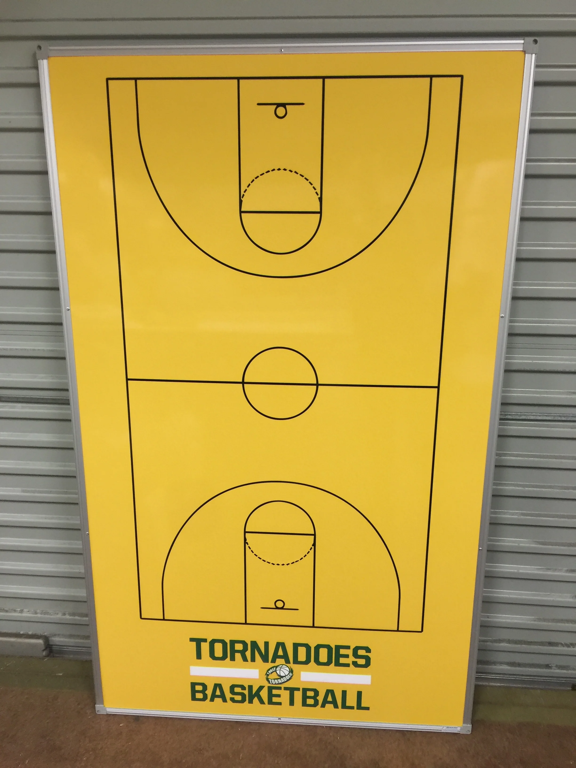 Tornadoes basketball Coaching Board