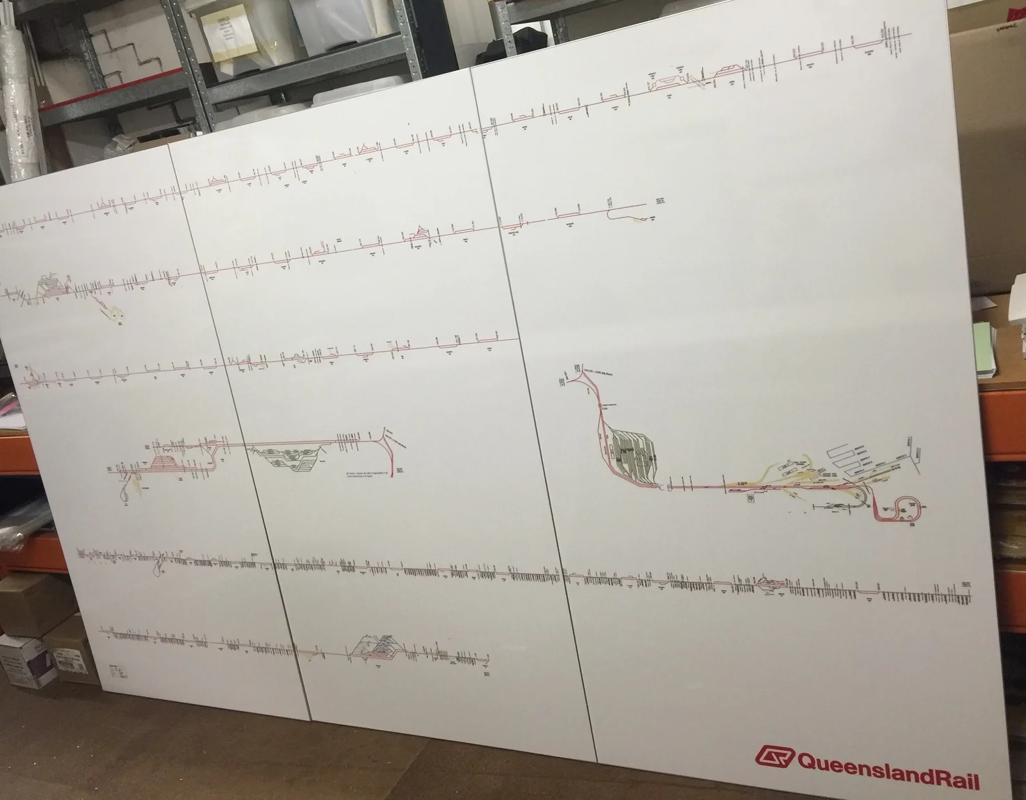 Queensland Rail Network Whiteboard Walls