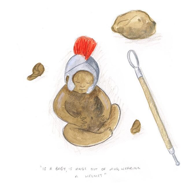 Mud baby in a helmet #transmundanetuesdays #mudbabyinahelmet