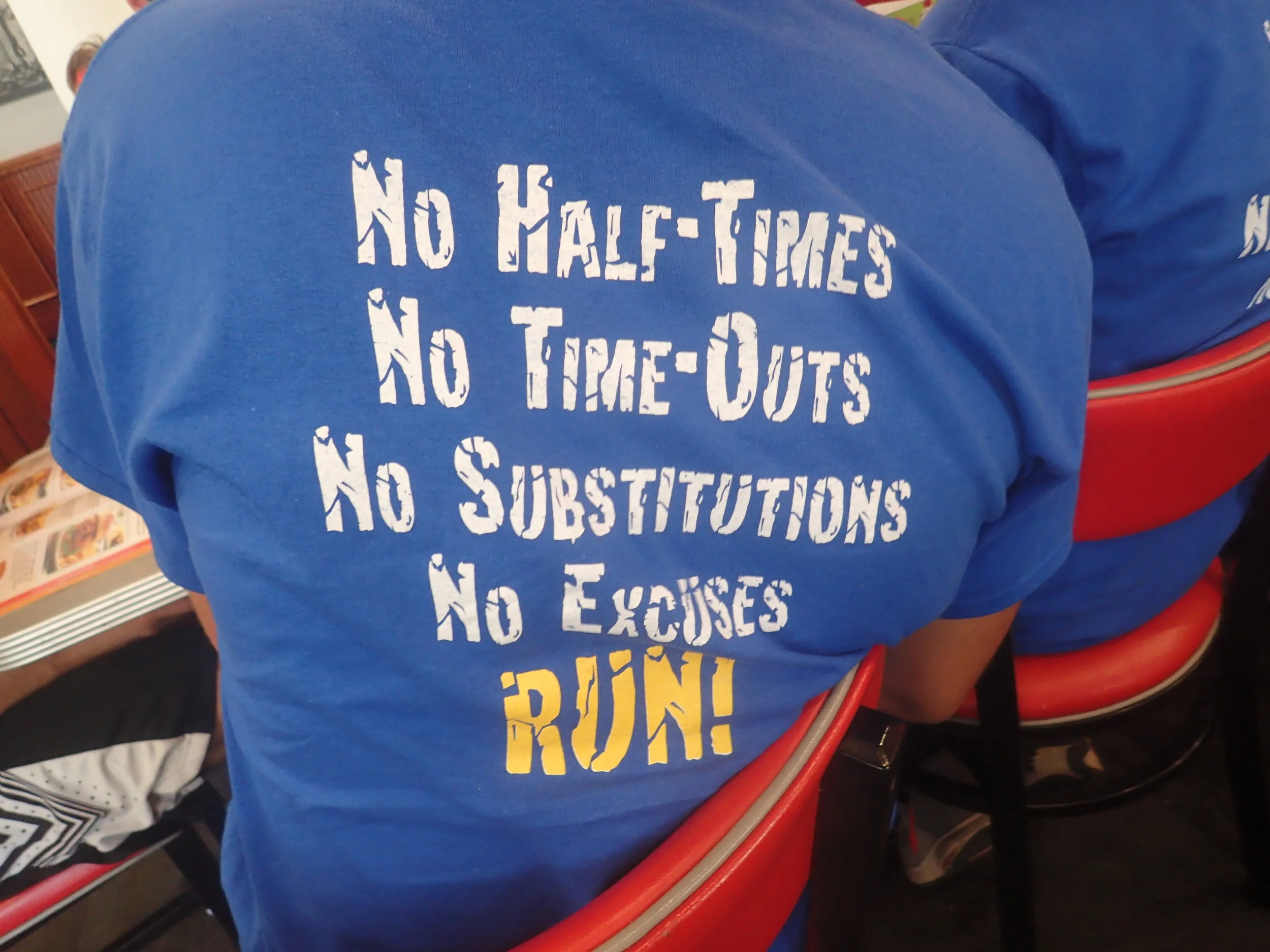 The race t-shirt