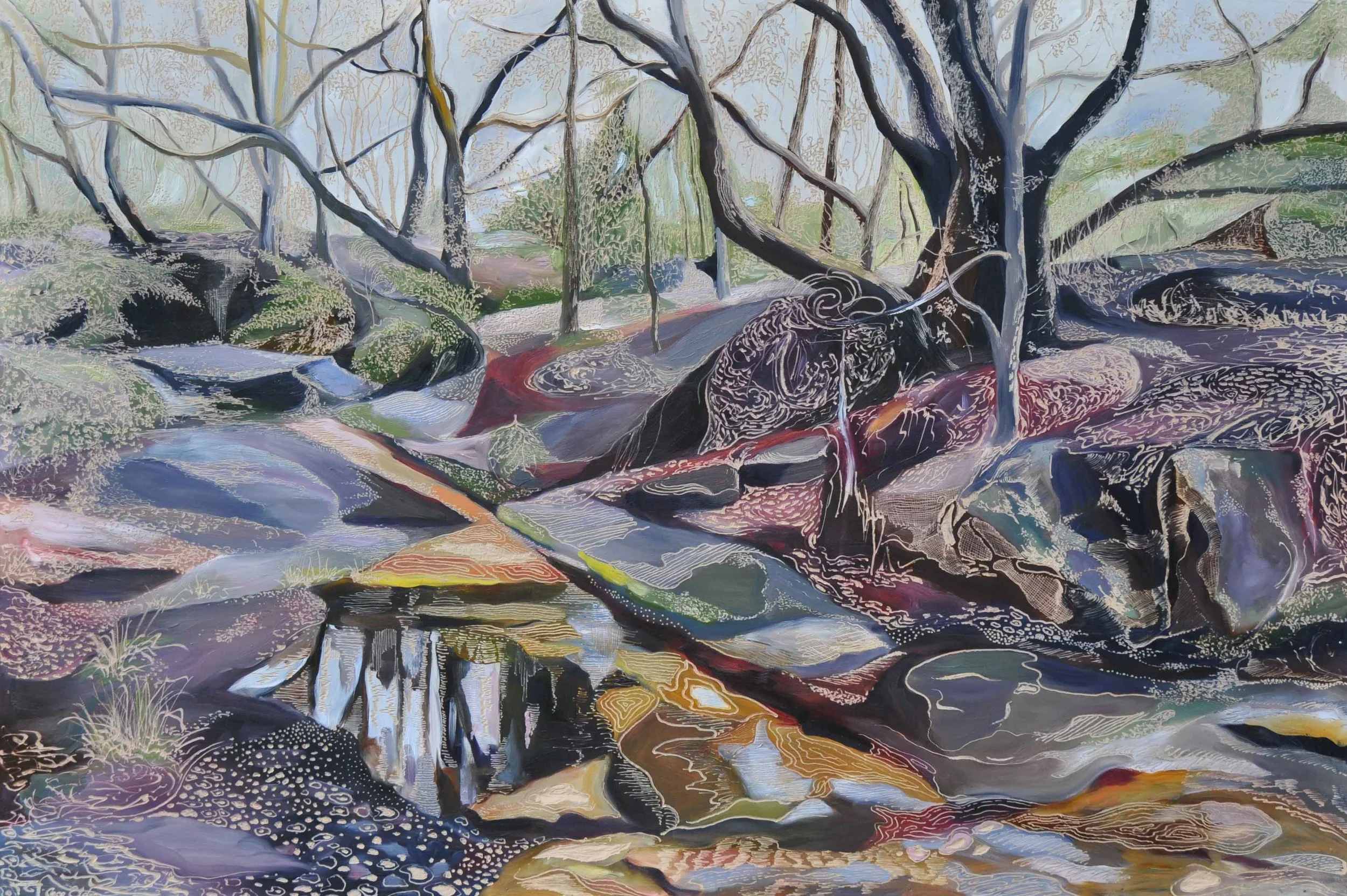 Title: Salvation Creek in the Wet 