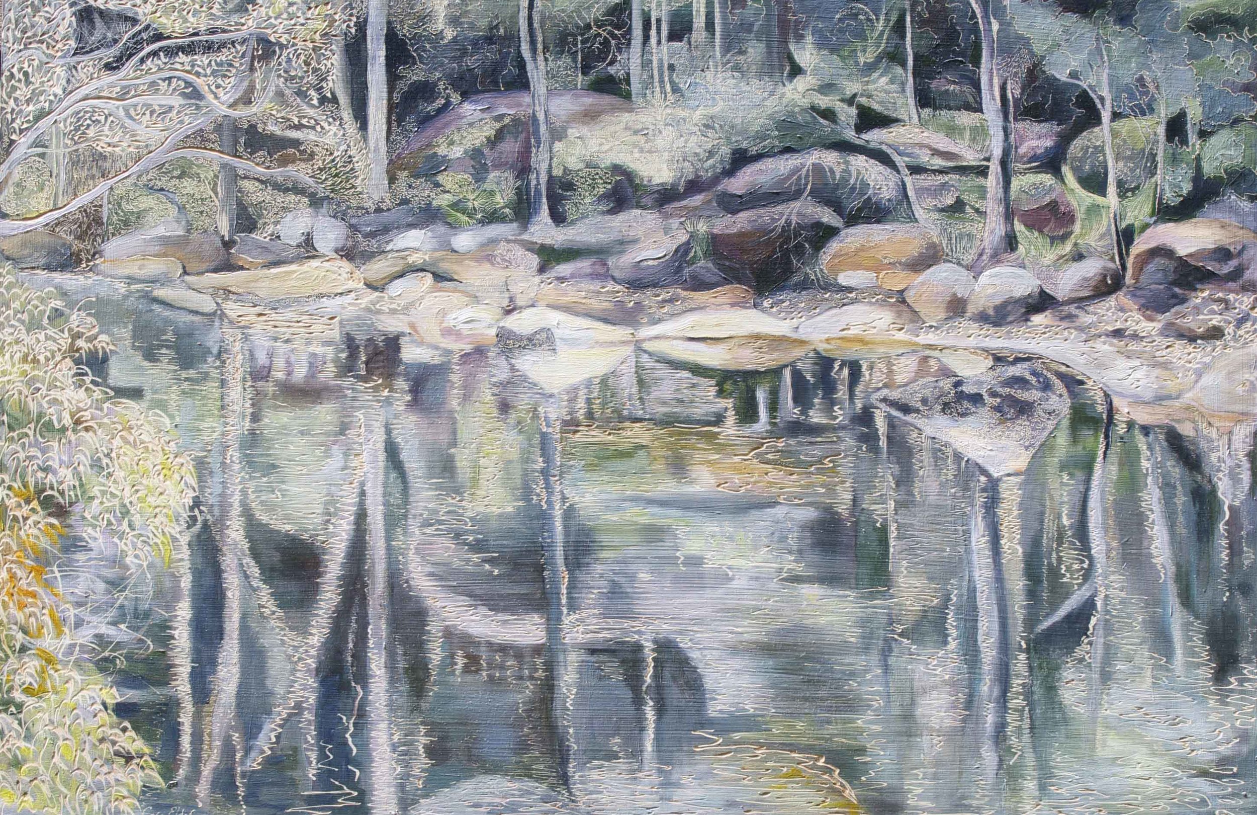 Title: Coal & Candle Creek - Oyster Rock in the Rain
