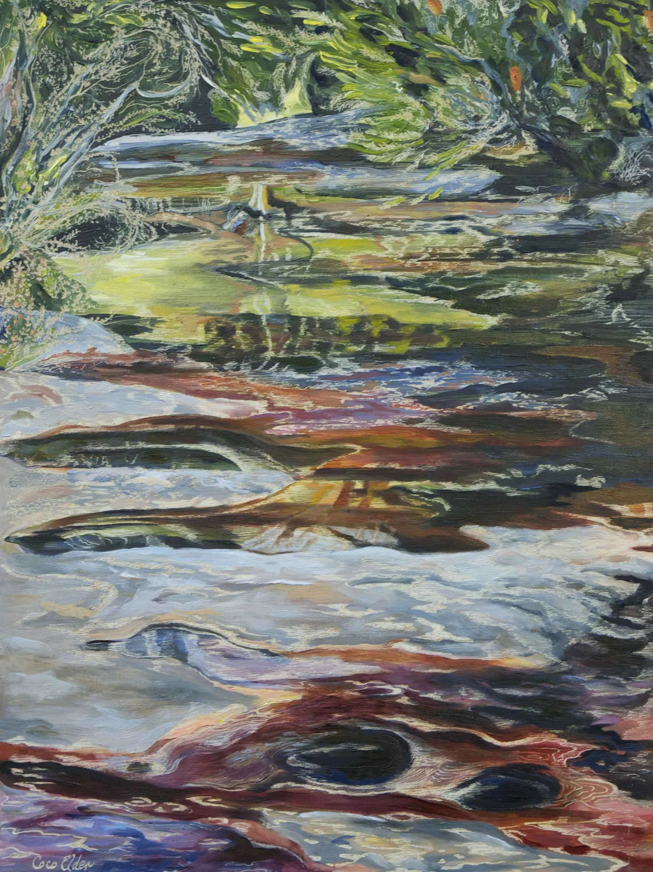Title: Creek Off America Bay Track