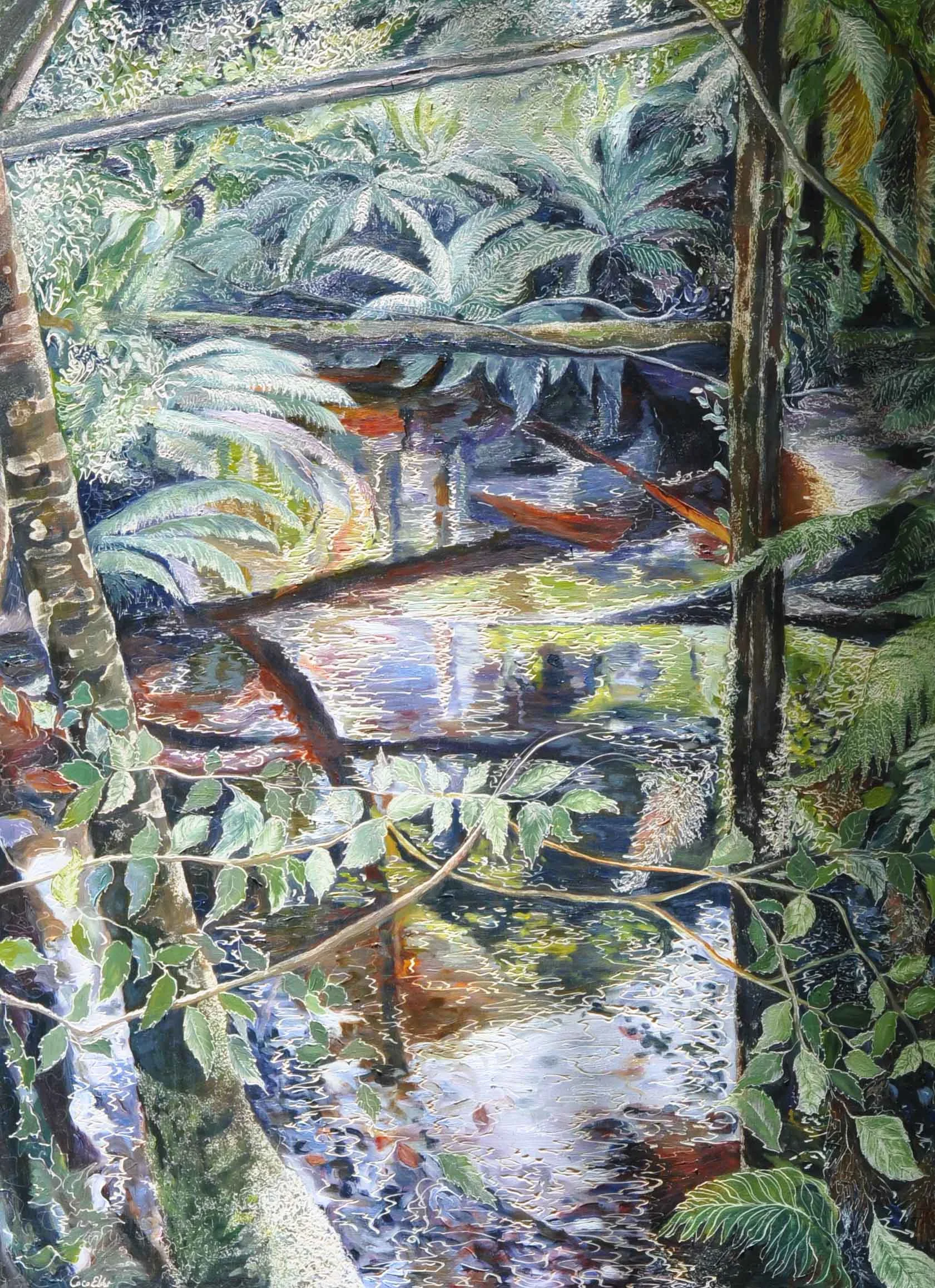 Title: Botanical Creek -Enchanted