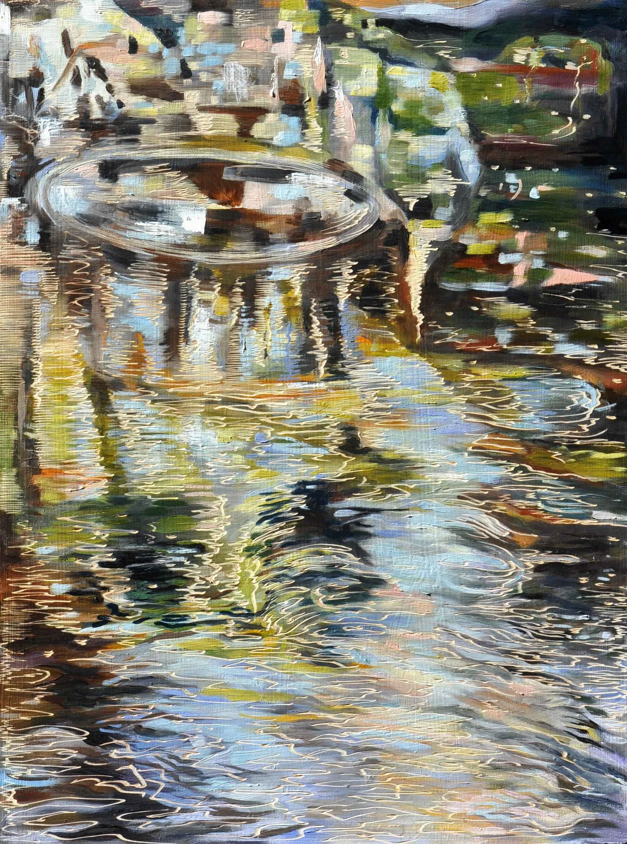Title: Water Dancing - America Bay Creek