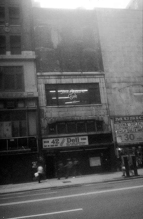   Times Square Gym Exterior 1993   