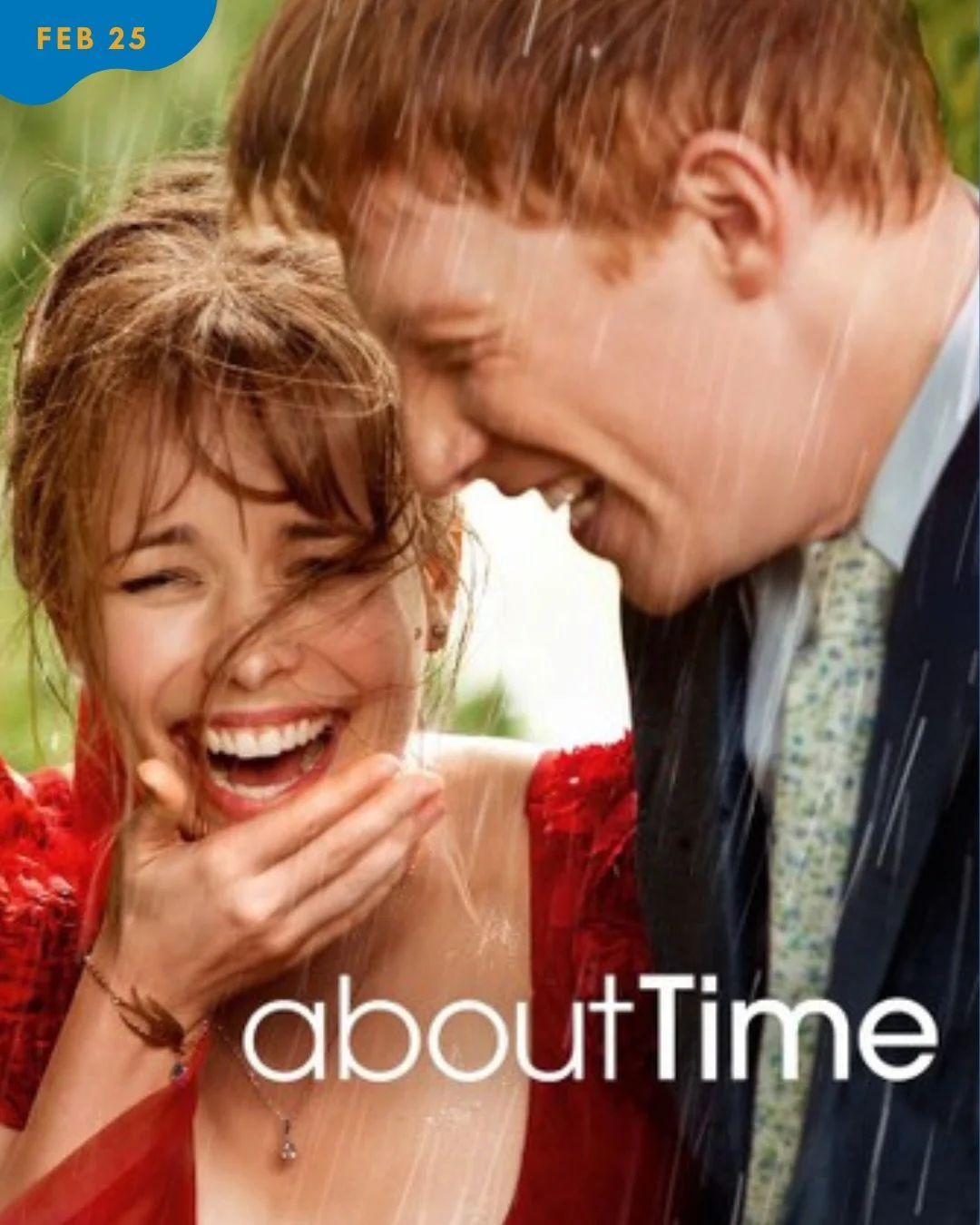 🎞️ ITS OUR LAST MOVIE CLUB OF THE SEASON! 🎞️ 

Join us at The River Club this Wednesday 2/25 for a screening of one of our favorite romantic comedies, About Time, as we wrap an amazing first season of movie club at The River Club.

Your ticket incl