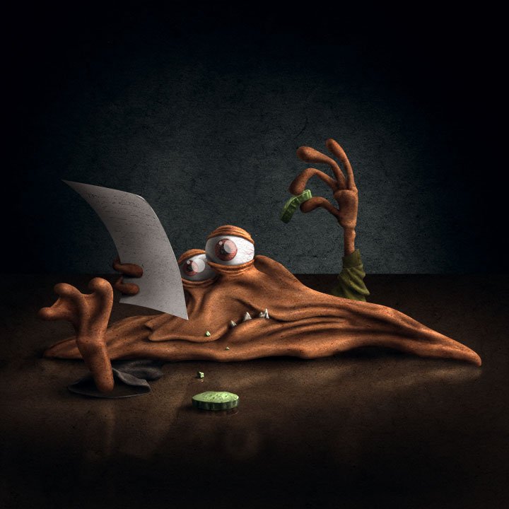 Monsters Receiving Bad News 2