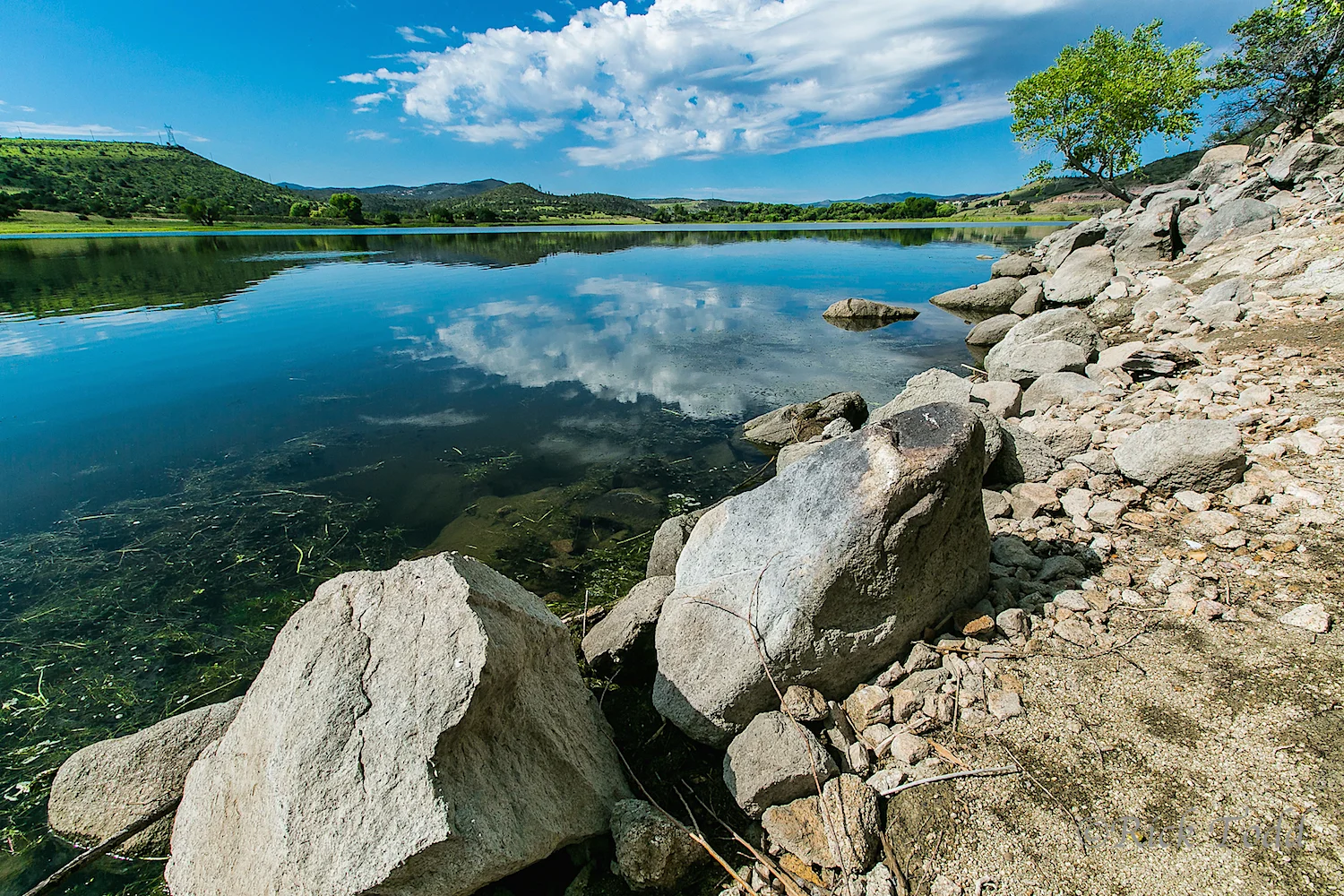 Rick took this one. It is the transition point between the rocky part and the serene riparian part of this incredible lake.