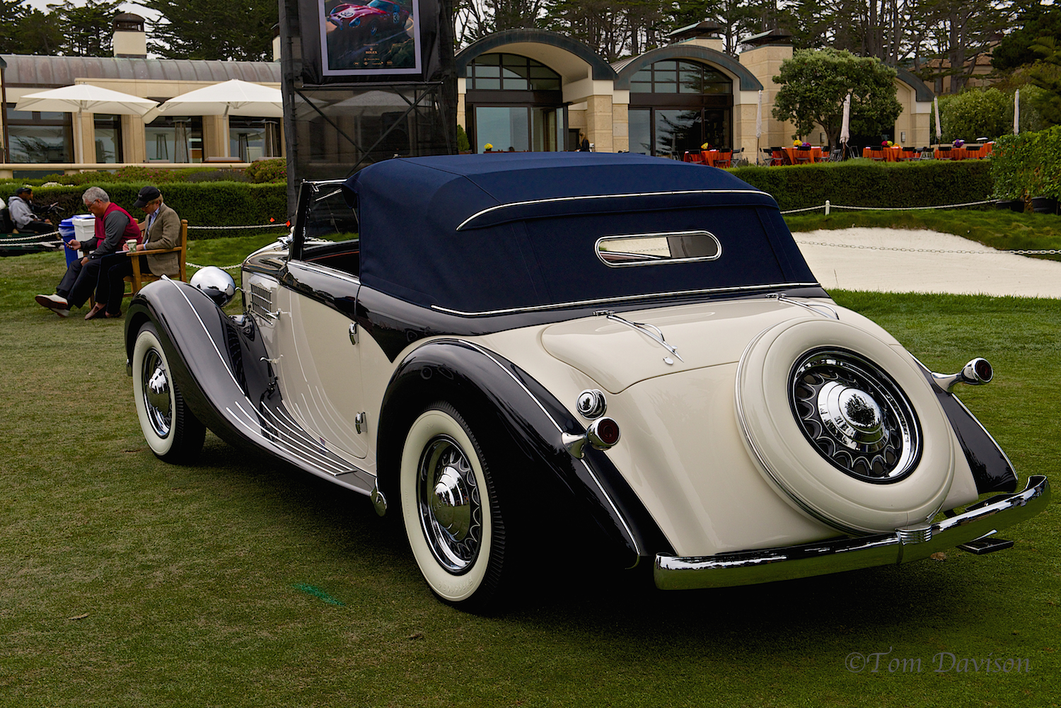 A rear view.