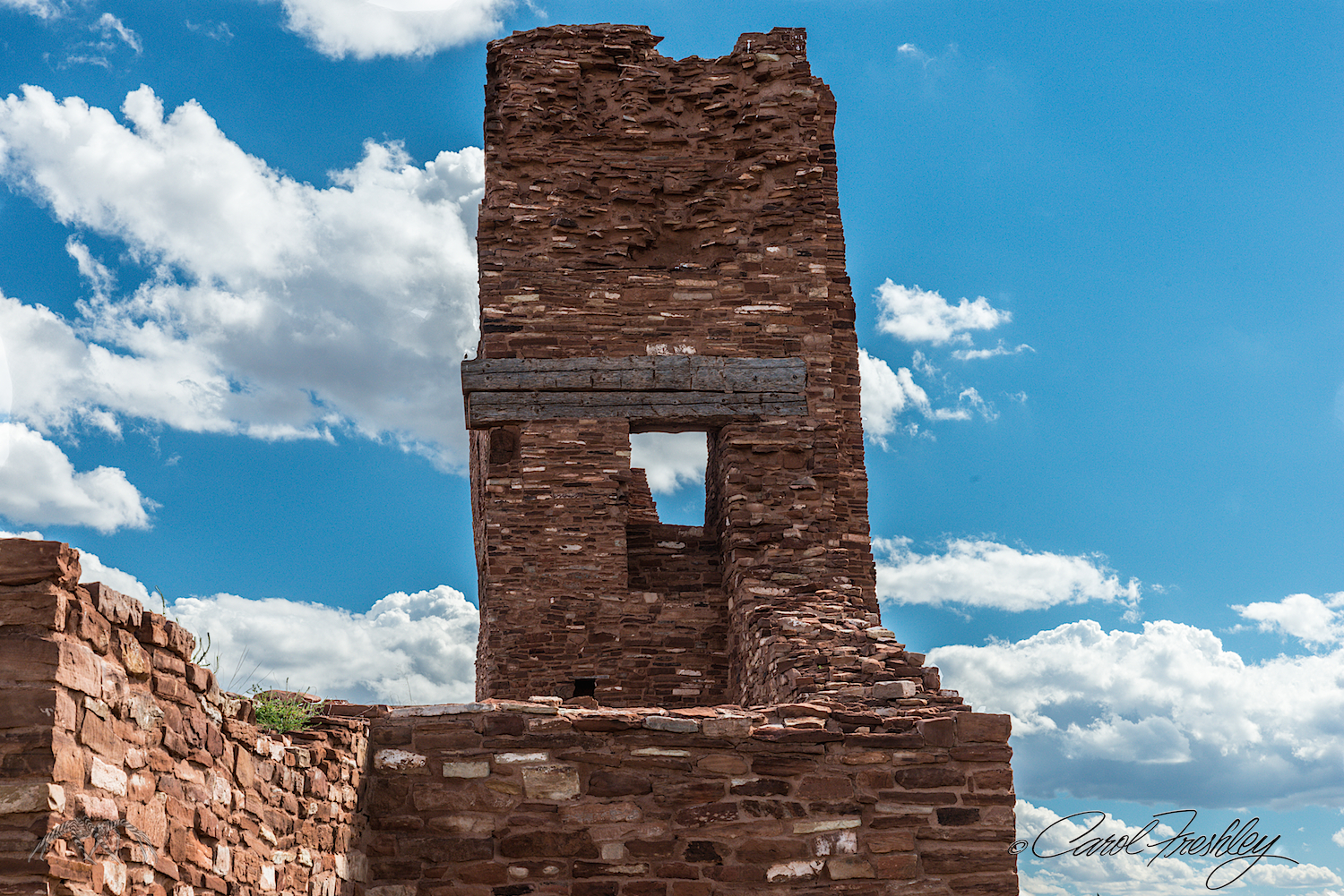 I imagined this high structure as a bell tower.