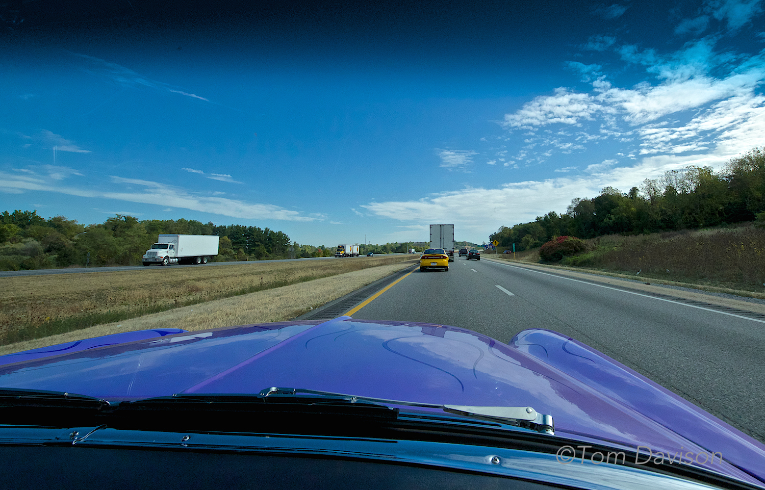 Tom puts his 14mm lens to good use while cruising I-40 in Tennessee.