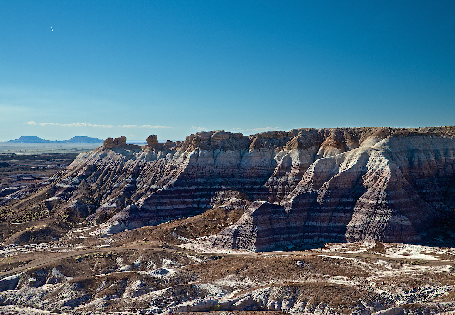 If you look carefully you may spot a part of the trail on the left side. It is hard to appreciate the scale in a photo like this. Sorry, no hikers to help me out!