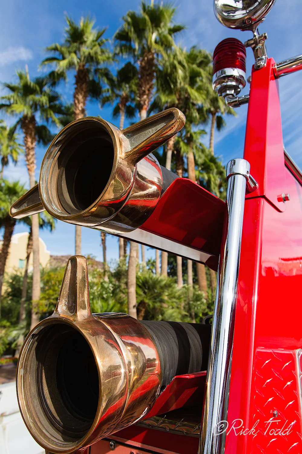 An old fire engine was simply parked along the side of the street. Of course, it was there just for the photographers. No one else seemed to notice it. But, we were all over that assignment!