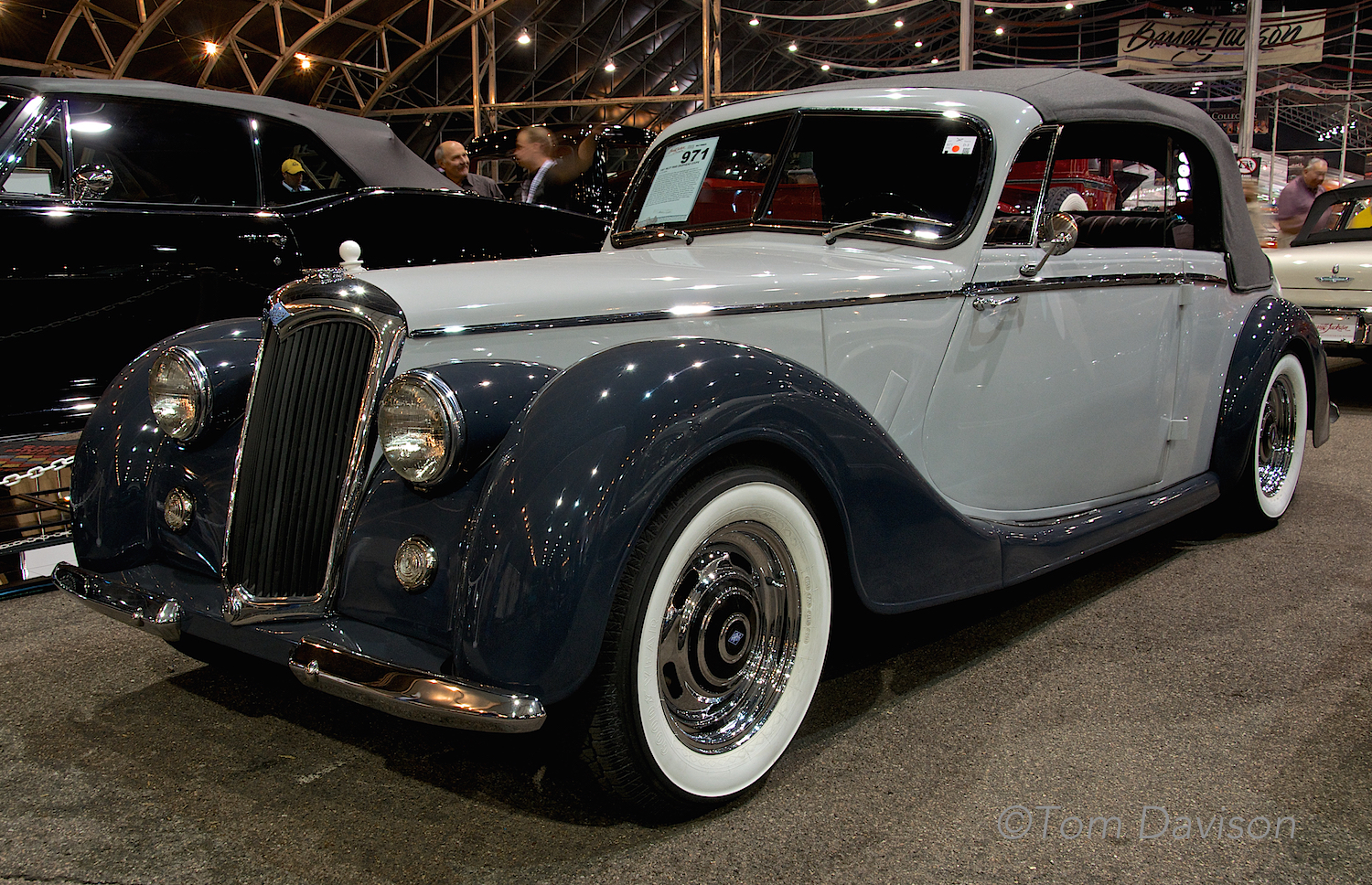 Very rare English make called a Riley! Best looking British car Tom has ever seen.